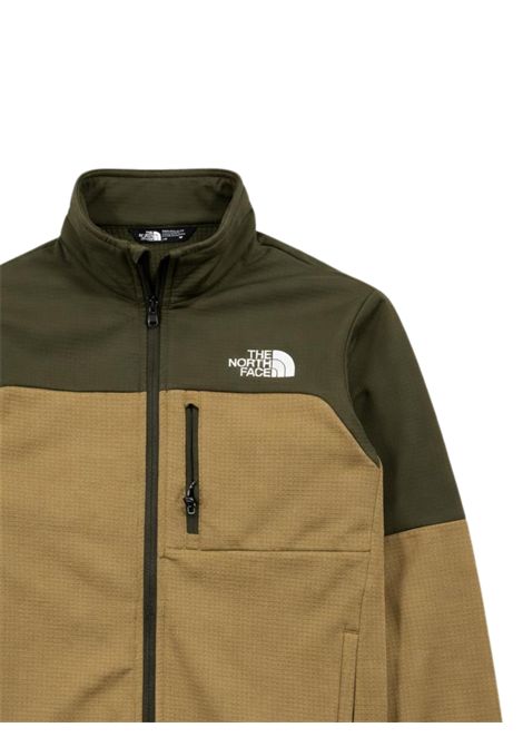 Green nylon sweatshirt for children THE NORTH FACE | AY5M8JVERDE